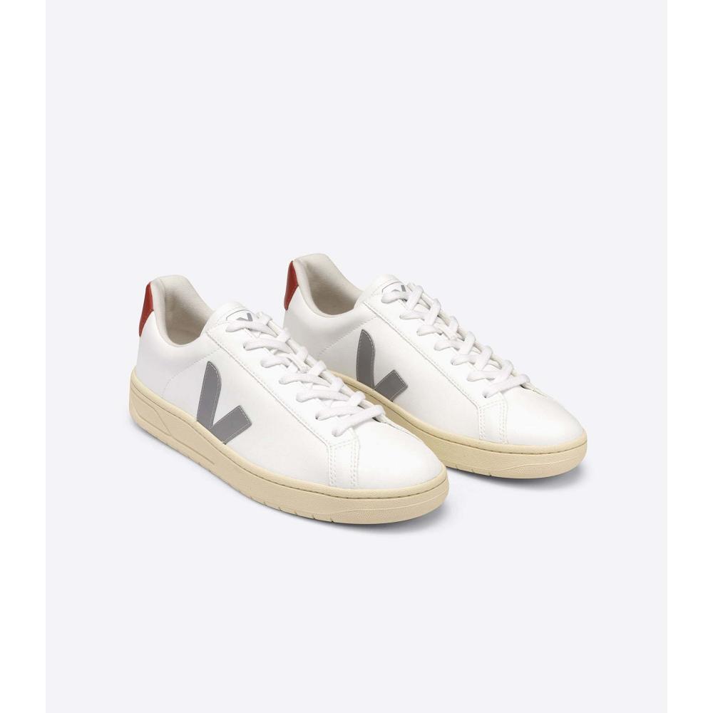 Veja URCA CWL OXFORD-GREY Sneakers Dames White/Red | NL 632TCE